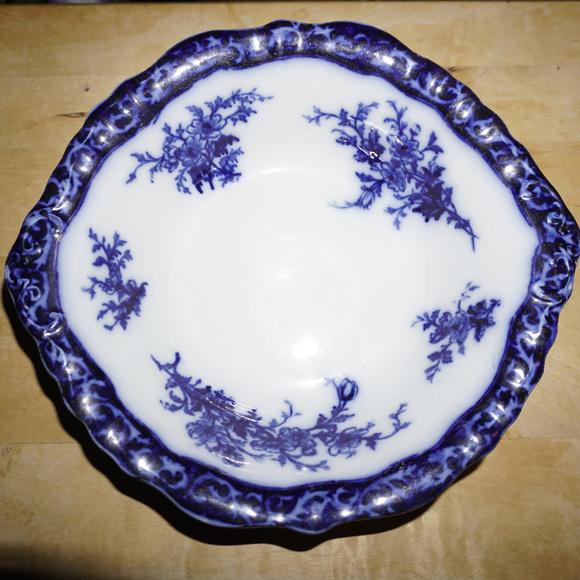 Stanley Other - Nice antique flow blue serving bowl EUC